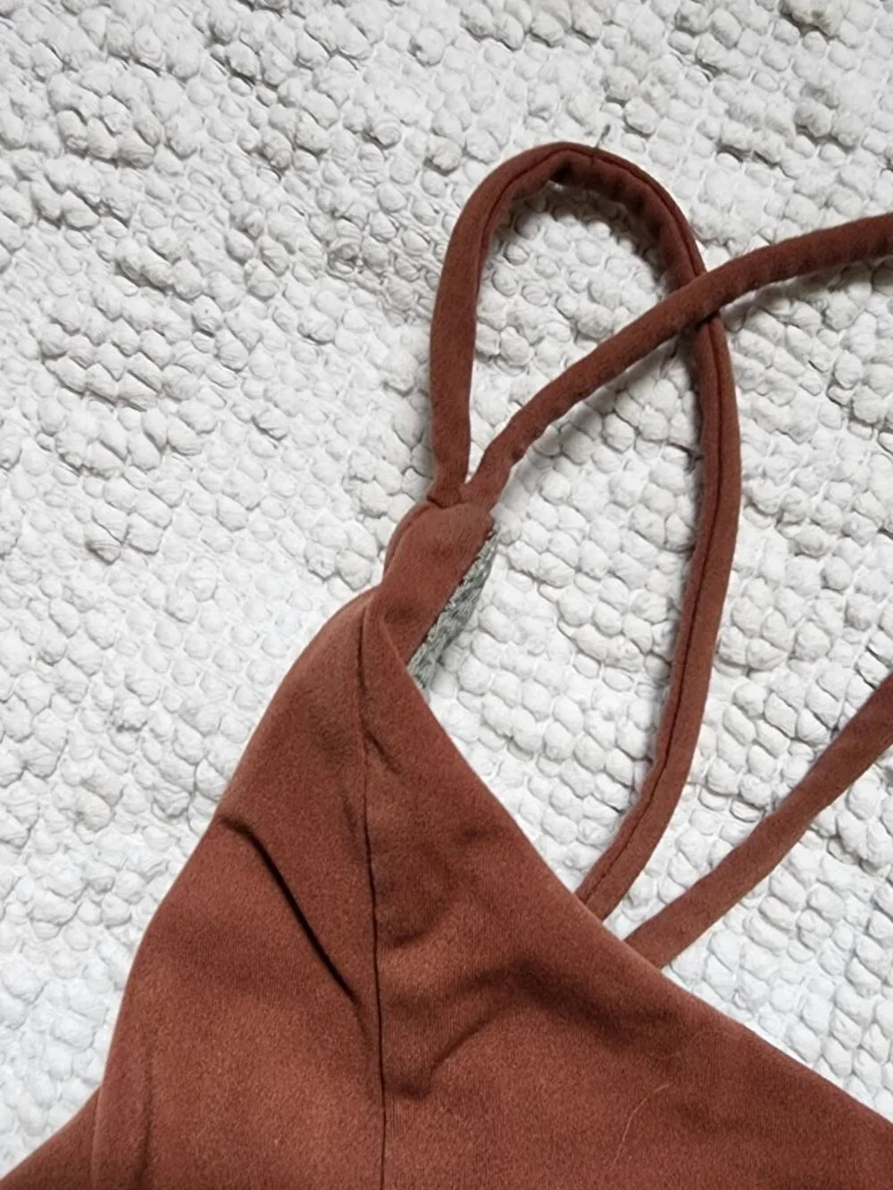 2x Born Primitive Sports Bra Bundle Navy & Terracotta Strappy Medium M - Picture 6 of 9